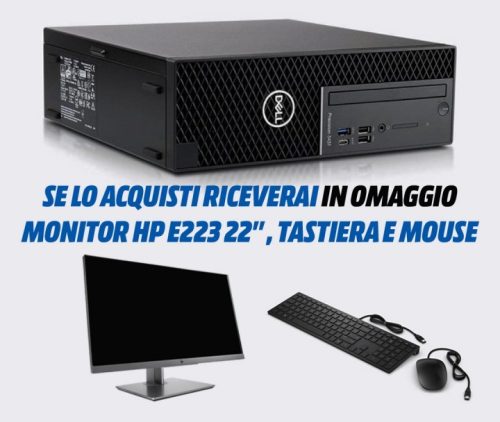 DELL 3431 | i5-9500, 16Gb, 480Gb, Win11Pro + Monitor HP e223 22", tast+mouse