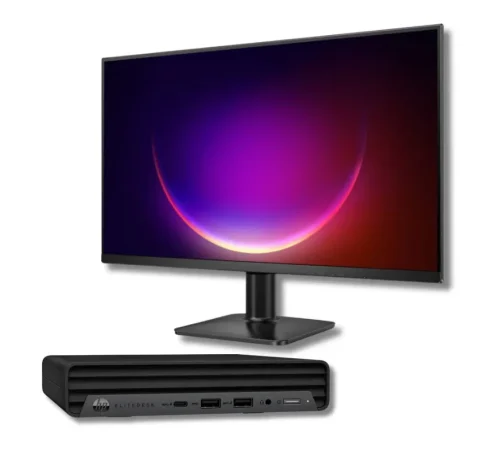 HP EliteDesk 800 G6 + monitor Philips 27 HP EliteDesk 800 G6 Mini | Intel Core i5-10500T | Win11Pro + Monitor Philips 27E2N 27” FullHD