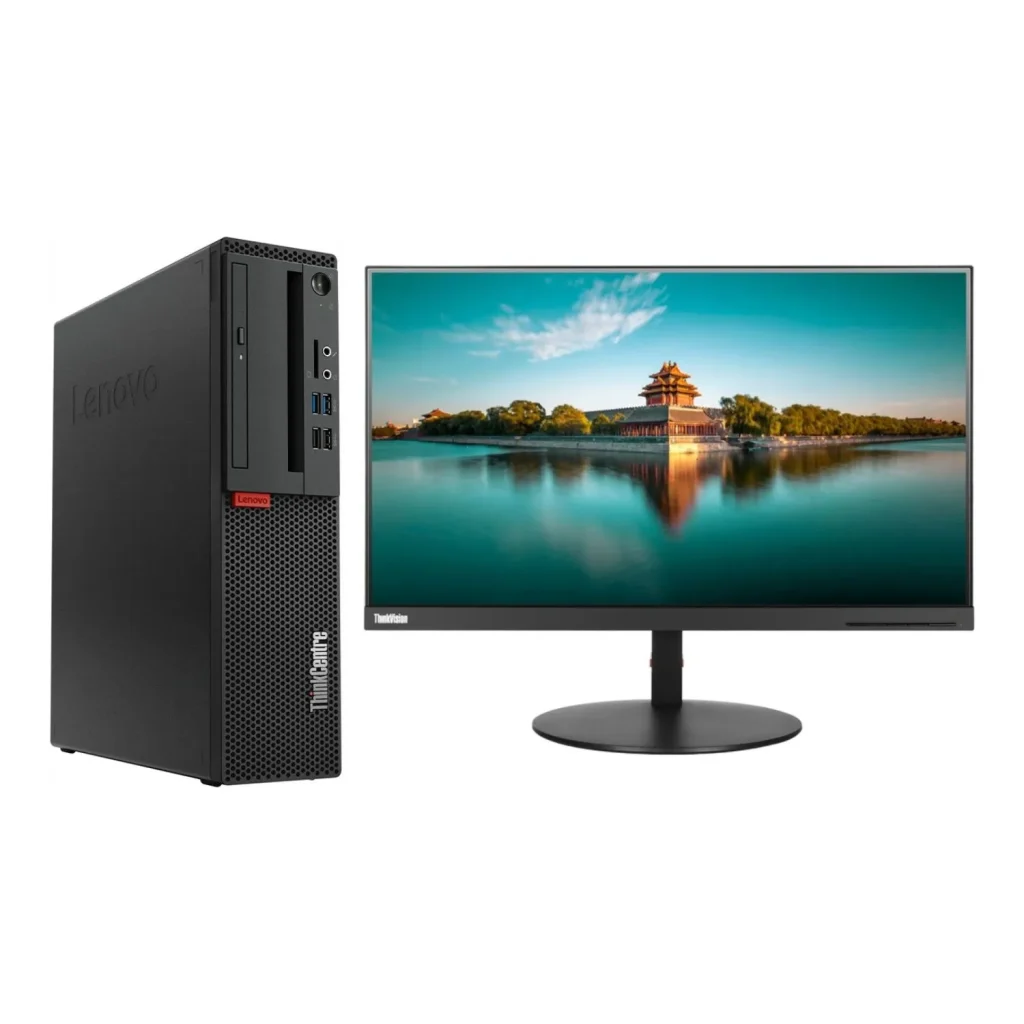 Lenovo M720 SFF I5-8400 8GB 256GB WIN 11 + LCD Lenovo P24H-10