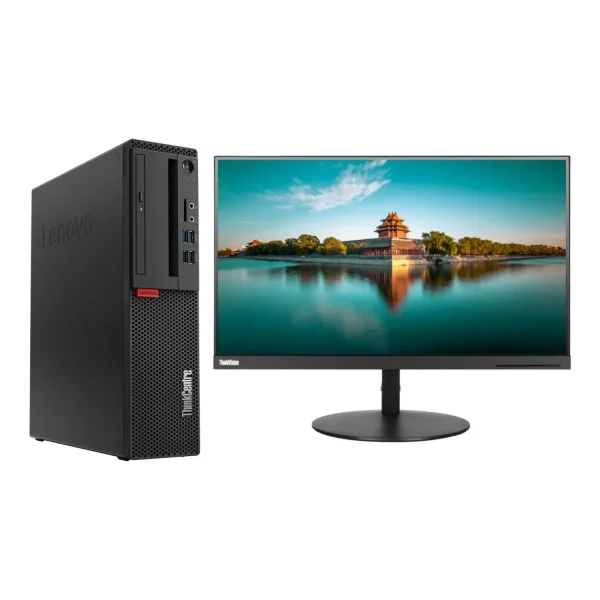 Lenovo M720 SFF I5-8400 8GB 256GB WIN 11 + LCD Lenovo P24H-10