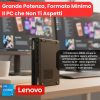 Bundle Lenovo Dual Monitor | ThinkCentre M80Q Mini PC i5-10500T Ram 16GB SSD 512GB Win11 Pro + 2x ThinkVision S27-4e 27" FHD IPS 100Hz NUOVI