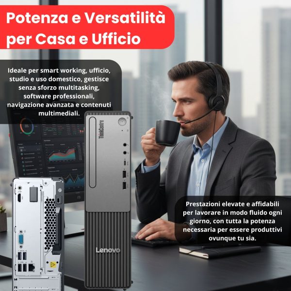 6_63cdad4d-4b81-4265-a71f-a11589e65377.jpg Bundle Lenovo Neo 30s Gen 5 SFF | Intel Core i5-13420H | Ram 16GB | SSD 512GB Monitor ThinkVision 24" VoIP Windows 11 Pro - NUOVO