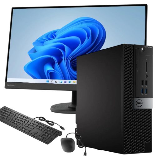 BundleDellOptiplex7040.jpg Bundle Dell Optiplex | Intel Core Sesta Gen | Ram fino a 32GB | SSD fino a 1TB | Windows 11 Pro + Monitor 27" FullHD + Kit Mouse e tastiera il Bundle Completo per il Tuo Ufficio