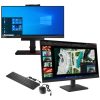 BundleTIOS27.jpg Postazione Completa Lenovo ThinkCentre TIO24 Gen3 All-In-One 24″ + Monitor ThinkVision S27-4e 27″ IPS | Intel Core i5-8500 | Ram 16GB | SSD 256GB | Windows 11 Pro | Kit Tastiera e Mouse USB Lenovo