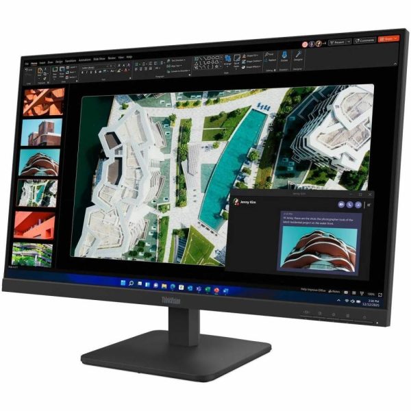 LenovoThinkVisionS27-4e_1.jpg Bundle Lenovo ThinkCentre SFF + Monitor 27" FullHD | Kit Mouse e Tastiera WiFi Bluetooth Windows 11 Pro Office 2021