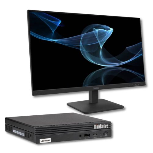 ListingBundleLenovoM70q_S27-4e.jpg Bundle Lenovo ThinkCentre M70q + Monitor ThinkVision S27-4e | Intel Core i5-10400T | Windows 11 Pro