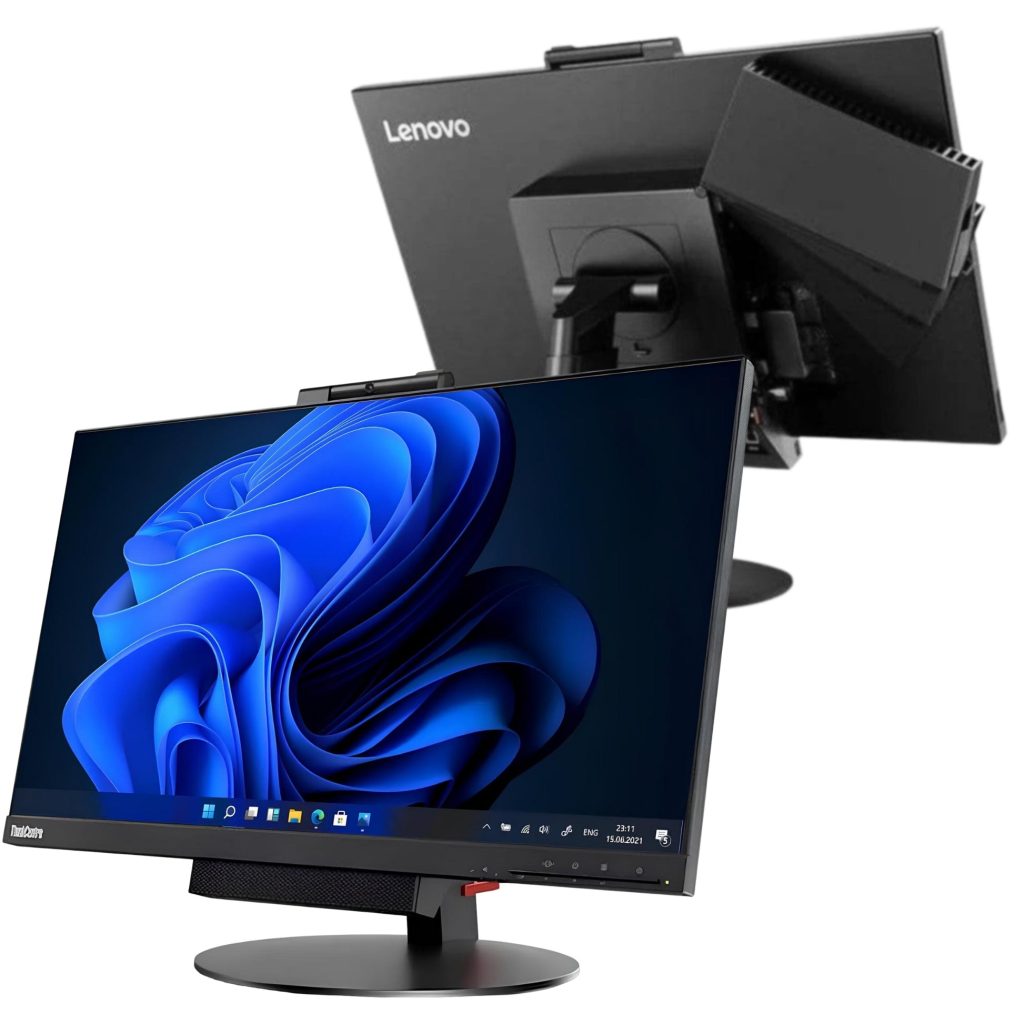 Lenovo ThinkCentre TIO24 All-in-One | Intel Core i5-10400T | WebCam Casse Audio Windows 11 Pro