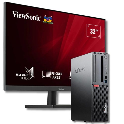 Progetto_senza_titolo_6_8b480869-269d-45c5-8164-65865b108027.jpg Bundle Lenovo ThinkCentre M920s SFF + Monitor 32″ ViewSonic FullHD | Intel Core i7-8700 | Ram 16GB | Windows 11 Pro