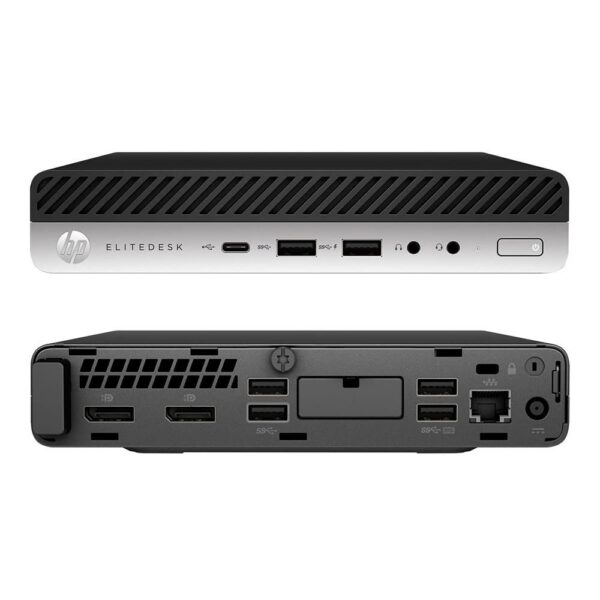 HP-705-G4-TINY-1-1.jpg COMPUTER RICONDIZIONATO HP ELITEDESK 705 G4 TINY AMD RYZEN 3 PRO 2200G RAM 8GB SSD 256GB WINDOWS 11 PRO GRADO A