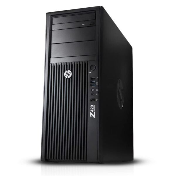 HP WORKSTATION Z420 XEON E5-1620 RAM 16GB SSD 256GB + HDD 500GB WINDOWS 10 PRO QUADRO K620 2GB GRADO A