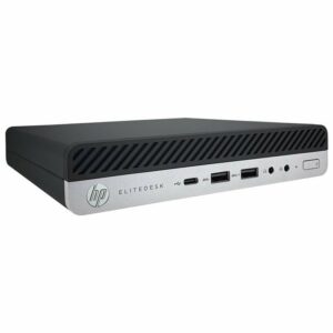 MINI PC RICONDIZIONATO HP ELITEDESK 800 G5 TINY CORE I3-9300T RAM 8GB SSD 256GB WINDOWS 11 PRO GRADO A